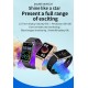 Intelligent  Bracelet Zx18 Sports Multi-function Watch Menstrual Period Reminder Waterproof Ip68 black silver