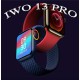 Iwo 13pro Smart Bracelet Outdoor Sports Health Monitor Full Touch Screen Smartwatch black