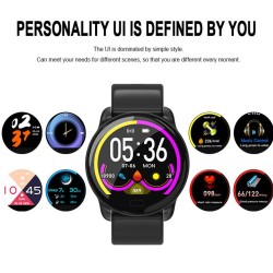 K9 Smart Bracelet Color Screen Health Monitoring Smart Reminder Bracelet Multifunctional Bluetooth Sports Bracelet Pink