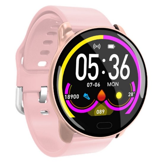 K9 Smart Bracelet Color Screen Health Monitoring Smart Reminder Bracelet Multifunctional Bluetooth Sports Bracelet Pink