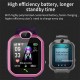 Kids Phone Watch GPS Two-way Positioning 1.44-inch HD Touch-screen Anti-lost Monitor Black