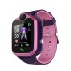 Kids Phone Watch GPS Two-way Positioning 1.44-inch HD Touch-screen Anti-lost Monitor Pink