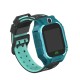 Kids Smart Watch Phone Kids GPS Tracker Watch with SOS Anti-Lost Alarm Sim Card Slot Touch Screen Alarm Clock Digital Wrist Watch E12 for Boys and Girls green