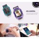 Kids Smart Watch Phone Kids GPS Tracker Watch with SOS Anti-Lost Alarm Sim Card Slot Touch Screen Alarm Clock Digital Wrist Watch E12 for Boys and Girls purple