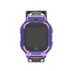 Kids Smart Watch Phone Kids GPS Tracker Watch with SOS Anti-Lost Alarm Sim Card Slot Touch Screen Alarm Clock Digital Wrist Watch E12 for Boys and Girls purple