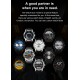 Kk70 HD Men Smart Watch Bluetooth Call Wireless Charger Sports Watch Heart Rate Monitoring Smartwatch Silver Steel Strap