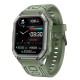 Kr06 Smart Watch 1.8 Inch Screen Bluetooth Call Waterproof Sports Pedometer Heart Rate Monitor Bracelet Green