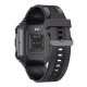 Kr06 Smart Watch 1.8 Inch Screen Bluetooth Call Waterproof Sports Pedometer Heart Rate Monitor Bracelet Black