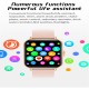 L21 Bluetooth-compatible Calling Smart Watch 1.69-inch Full Touch-screen Voice Assistant Blood Pressure Heart Rate Monitoring Smartwatch black