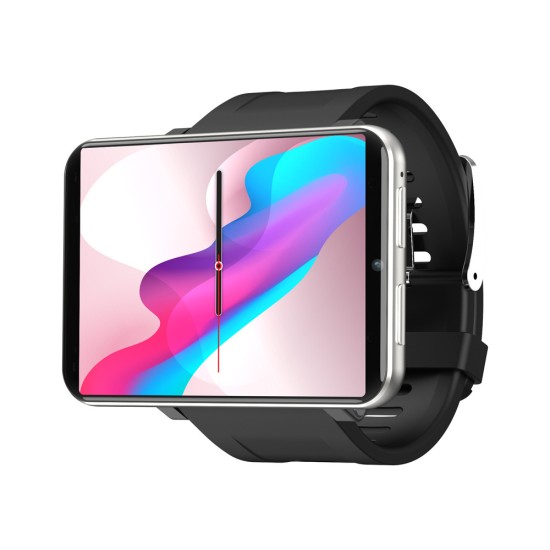 LEMFO Lemt 4G Smart Watch 2.86 Inch Screen 5MP Camera 2700mah Battery Smartwatch Silver 1+16GB