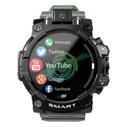 LOKMAT APPLLP6 Smart Watch 4G Wifi 1.6 inches Touch Screen Sports with Video Phonecall Heart Rate Monitor Green