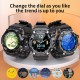 LOKMAT ATTACK3 Sport Smart Watch Bluetooth Calls Music Player Heart Rate Monitor Touch Screen Black