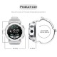 LOKMAT ATTACK3 Sport Smart Watch Bluetooth Calls Music Player Heart Rate Monitor Touch Screen Black