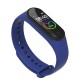 M4s Body Temperature Smart Watch Magnetic Charging Ip67 Waterproof Pedometer Heart Rate Monitor Bracelet Blue