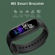 M5 Men Intelligent  Watch Magnetic Rechargeable Digital Watch Heart Rate Blood Pressure Monitor Sports Fitness Tracker Bracelet black