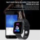 Men Women D20 Pro Bluetooth-compatible Smart  Watch Y68 Blood Pressure Heart Rate Monitor Sports Tracker Compatible For Xiaomi Huawei silver