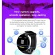 Men Women Intelligent Watch 1.3-inch Tft Color Screen Ip65 Waterproof Sports Fitness Smartwatch Compatible For Android Ios Purple