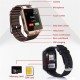 Men Women Multifunction Dz09 Sports Smart  Watch Support Tf Card Ram 128m+rom 64m Compatible For Samsung Huawei Xiaomi Android Phone black