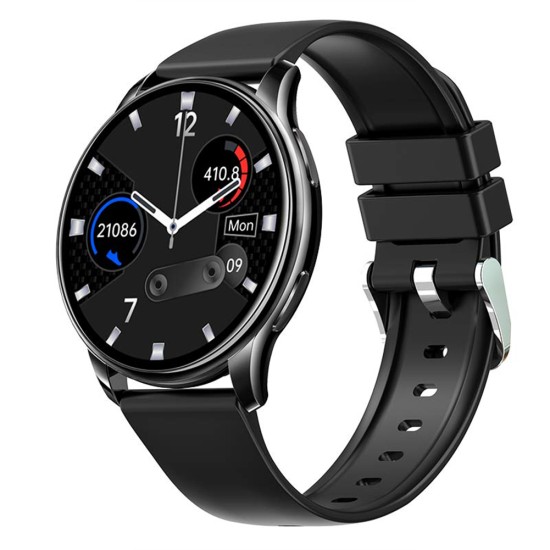 Metal Frame Intelligent  Watch Y23 High-definition Screen Temperature Measurement Heart Rate Blood Pressure Monitoring Bracelet black