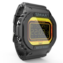 Mk22 Smart Watch Bluetooth Smartwatch with Luminous Dial Outdoor Sports Bracelet Black