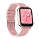 Mt28 Men Women Smart Watch 1.54-inch Large Full Touch-screen Multi-functional Sports Wristwatch Compatible For Ios Android pink_Silicone belt