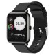 P22 Multi Function Smart  Watch Ip67 Waterproof Sports Fitness Heart Rate Blood Pressure Monitoring Bracelet Health Management Black white