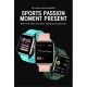 P22 Multi Function Smart  Watch Ip67 Waterproof Sports Fitness Heart Rate Blood Pressure Monitoring Bracelet Health Management pink