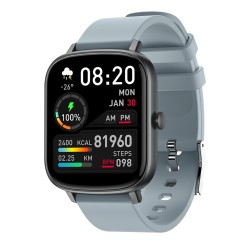 P55 Smart Watch Bluetooth-compatible Call Music Control Heart Rate Blood Pressure Sleep Monitor Smartwatch Grey