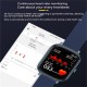 P55 Smart Watch Bluetooth-compatible Call Music Control Heart Rate Blood Pressure Sleep Monitor Smartwatch Black