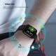 P70 Smart Watch Blood Pressure Measurement Heart Rate Monitor Fitness Bracelet Watch Women Men Smartwatch Support IOS Android Pink