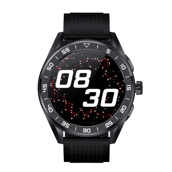 Pg339 Smart Watch Bluetooth Call Temperature Heart Rate Blood Oxygen Detection Sports Smartwatch Black