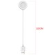 Power Adapter Wireless Charger Wire-controlled Fast Charging Cable Base Compatible for Mi Watch S1 Pro White