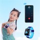 Q12B Smart Watch for Kids Phone Watch for Android Ios Life Waterproof LBS Positioning 2G Sim Card Dail Call blue