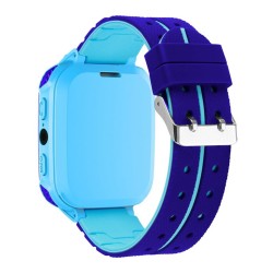 Q12b Children Smart Watch Life Waterproof Kids Positioning Call Smartwatch Remote Locator Watch Blue