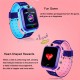 Q12b Children's Smart  Watch Silicone Waterproof Positioning Touch Screen Smart  Watch blue