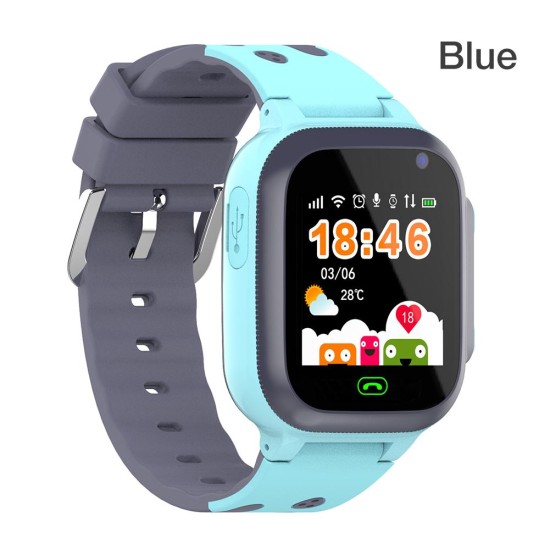 Q16 Waterproof Children Watch GPS Positioning SIM Card Smart Watch With Breathing Light USB APP Phone Watch Q16 blue ordinary