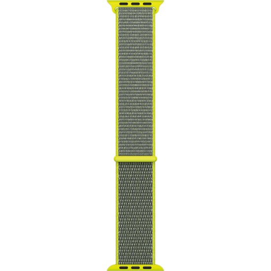 Replacement Sport Nylon Woven Band for Apple Watch Series 4 40mm/44mm light yellow_44mm