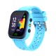 S20 Kids Smart Watch SIM Card Voice Call Phone Smartwatch Lbs Location Photo Camera Waterproof Blue