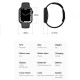 S7 Smart Watch 1.9 Inch Full Touch Screen Heart Rate Monitor Series 7 Multifunctional Bracelet Pink