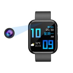 S8 1080p Camera Watch Heart Rate Blood Pressure Sleep Monitoring Smartwatch Waterproof Dash Cam 64GB