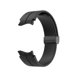 Silicone Strap Replacement Bracelet Band for Samsung Galaxy Watch 4 5 5 Pro Black