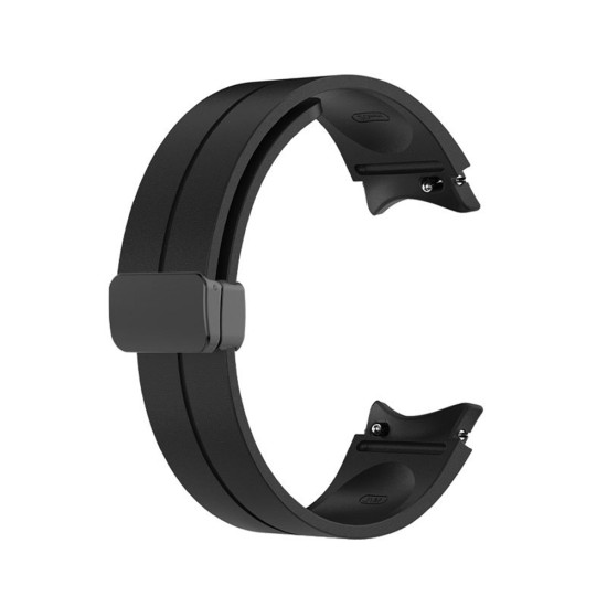 Silicone Strap Replacement Bracelet Band for Samsung Galaxy Watch 4 5 5 Pro Black