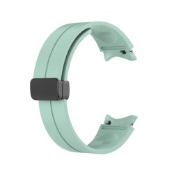 Silicone Strap Replacement Bracelet Band for Samsung Galaxy Watch 4 5 6 Pro Light Green