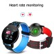 Smart Band Watch Bracelet Wristband Fitness Tracker IP67 Waterproof Smart Bracelet Heart Rate Blood Detection Blue