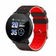 Smart Watch Blood Pressure Heart Rate Pedometer Fitness Tracker Smart Bracelet red