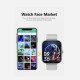 Smart Watch Clock Fitness Heart Monitor Sport Smartwatch Full-screen Touch Bluetooth Calls Watches Silver Gray