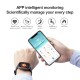 Smart Watch Men Blood Pressure Waterproof Smartwatch Women Heart Rate Monitor Fitness Tracker Watch for Android iOS gray