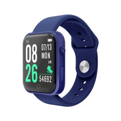 Smart Watch Sports Detection Heart Rate Blood Pressure Monitoring Bluetooth Bracelet Blue