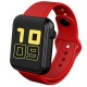 Smart Watch Waterproof Blood Pressure Monitor Smartwatch Men Women Heart Rate Fitness Tracker Watch Smart For Android IOS 2020 red