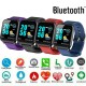 Smart Watch Waterproof Sport Blood Pressure Heart Rate Monitor  for Phone Android Smart Bracelet  blue